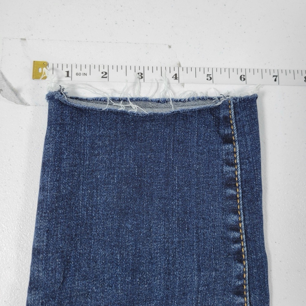 Kut From The Cloth Women's Jeans Toothpick Skinny‎ Raw Hem Size 10 Blue - Picture 6 of 11
